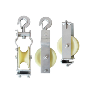 H&aacute;k kladky Kladka kladky kolieska Nylonov&aacute; hlin&iacute;kov&aacute; zliatina s jedn&yacute;m strunov&yacute; blok