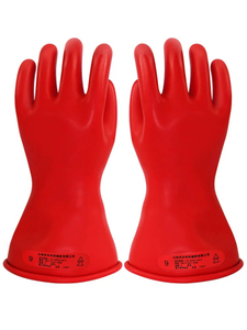 Elektrische Lineman-Handschuhe der Klasse 00, isolierte Latex-Gummihandschuhe